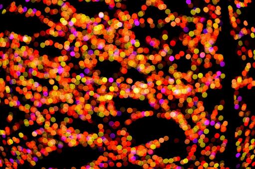 イルミネーション 玉ボケ イルミネーション 玉ボケの写真