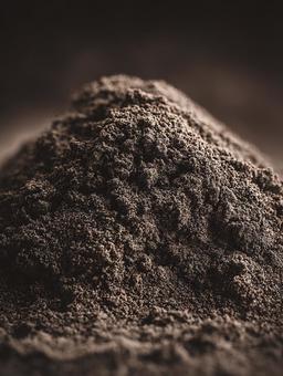 落ち着いた色合いの砂利模様の写真