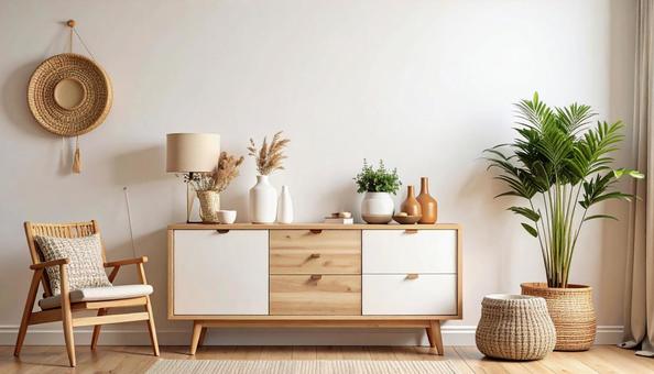 チェストのある部屋 チェストのある部屋の写真