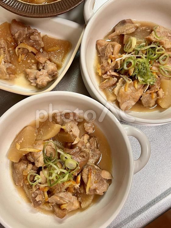 炊飯器ほろほろ鶏大根 食事,ご飯,晩ごはんの写真素材