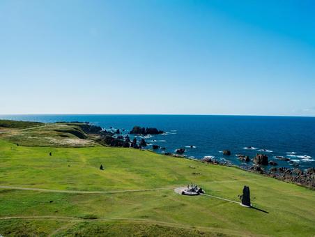入道崎 入道崎,海,海辺の写真素材