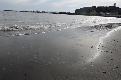 江の島の海 江の島,海,波の写真素材