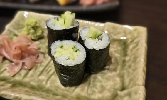 かっぱ巻き かっぱ巻き,寿司,キュウリの写真素材