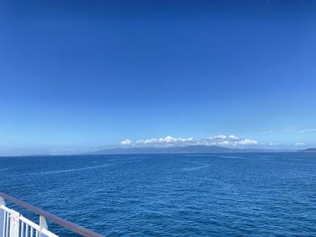 フェリー フェリー,甲板,海の写真素材