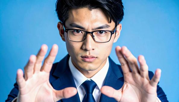 眼鏡をかけた知的で真面目そうな若い男性 眼鏡をかけた知的で真面目そうな若い男性の写真