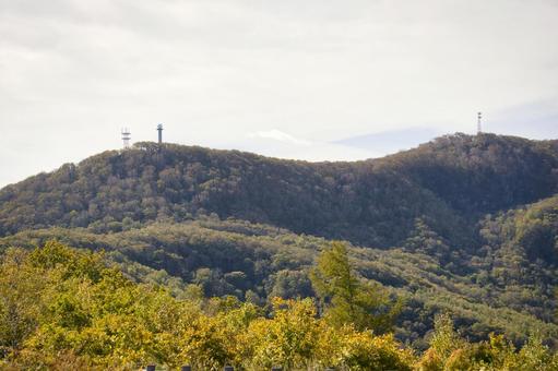 アンテナ ドライブ,マウンテン,北海道の写真素材
