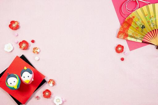 ひな祭りイメージ ひな祭り,雛人形,桃の節句の写真素材