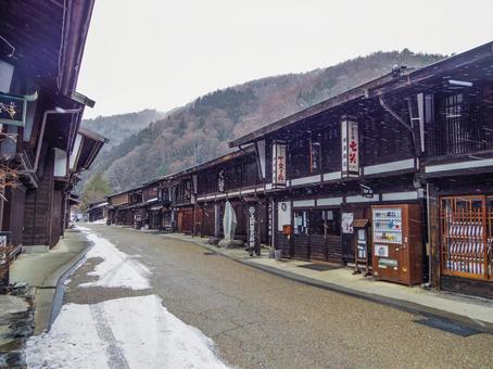 【長野県】塩尻市・中山道 奈良井宿 【長野県】塩尻市・中山道 奈良井宿 奈良井宿,中山道,重要伝統的建造物群保存地区の写真素材