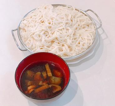 ひやむぎ ひやむぎ ひやむぎ,冷や麦,乾麺の写真素材