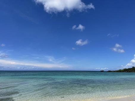 沖縄 海と空 沖縄 海と空の写真