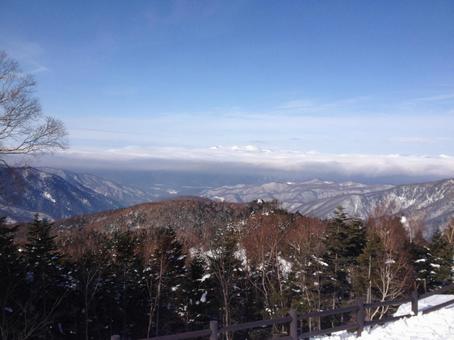 冬の山々 冬の山々の写真