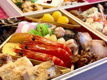 おせち おせち おせち,お重,正月の写真素材