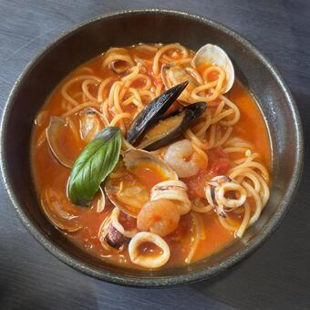 魚介のペスカトーレ 料理,食事,ご飯の写真素材