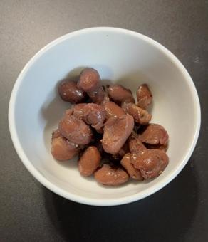 R7.10.18　甘くない金時豆煮 金時豆煮,甘くない金時豆煮,金時豆の写真素材