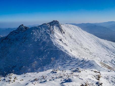 冬の東天狗岳 冬の東天狗岳の写真