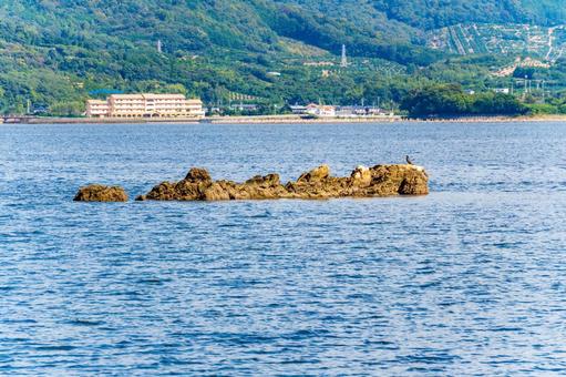 静岡県浜松市 秋の浜名湖猪鼻湖　 日本,静岡県,浜松市の写真素材