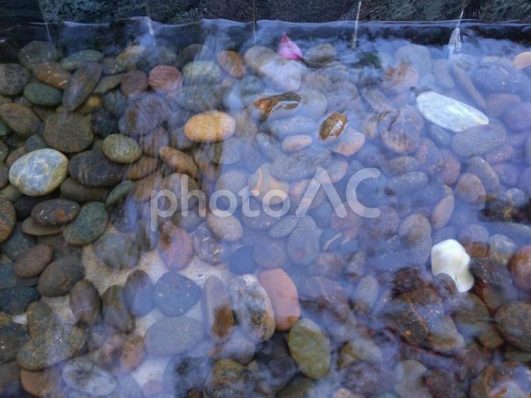 水の中の小石２ 小石,石,水の写真素材