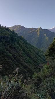 早朝の枝折峠 枝折峠,山,早朝の写真素材