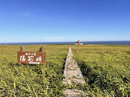 落石岬 落石岬,風景,根室の写真素材