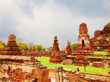 Brick ruins of Ayutthaya, JPG