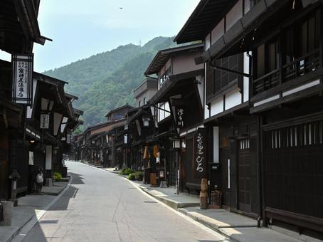 奈良井宿 奈良井宿,宿場町,宿場の写真素材