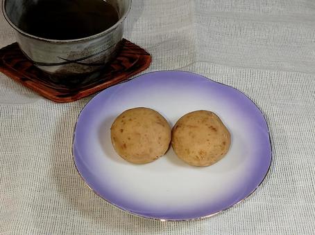 くり餅 くり餅 和菓子,栗餅,栗きんとんの写真素材