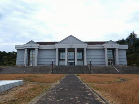 伊豆大島ミュージアムジオノス　外観 ジオノス,火山博物館,伊豆大島の写真素材