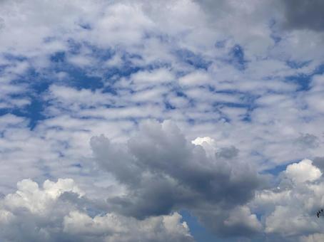 【風景写真】夏空 【風景写真】夏空 夏空,空,雲の写真素材