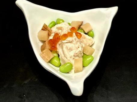 燻製ポテトサラダ 燻製ポテトサラダ,燻製,ポテトサラダの写真素材