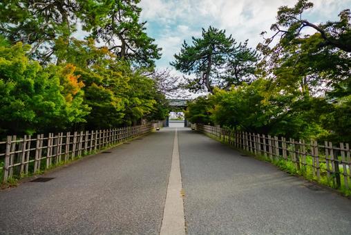 【石川】金沢城跡 【石川】金沢城跡 石川,金沢城跡,金沢の写真素材