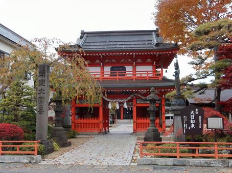 大鰐温泉 神岡山大円寺  大鰐温泉,神岡山大円寺,大鰐町蔵館の写真素材