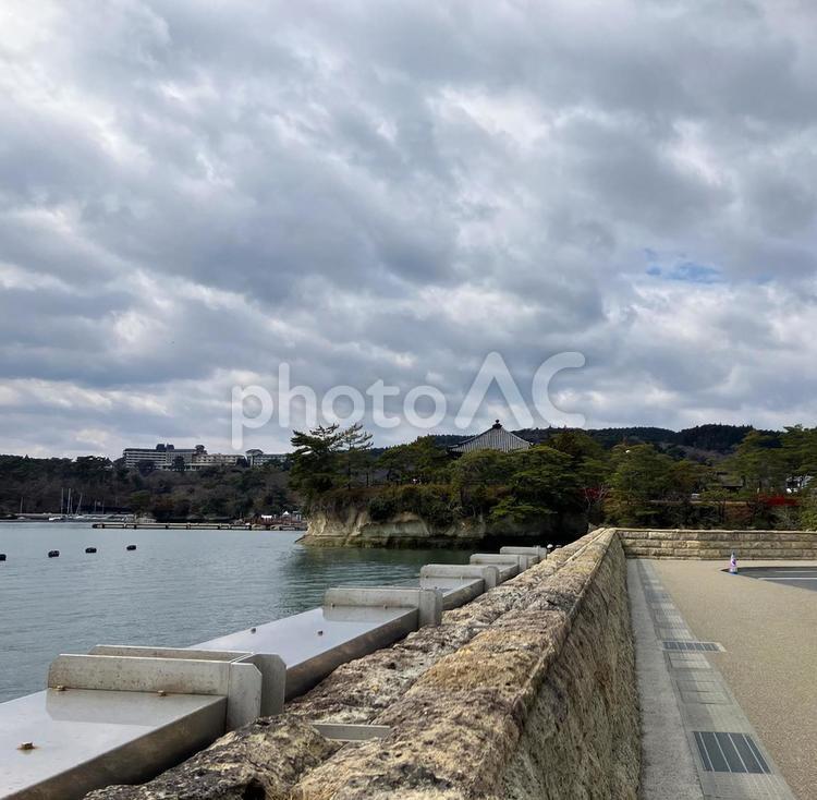 松島　陸側からの景色　04 宮城県,松島,観光の写真素材