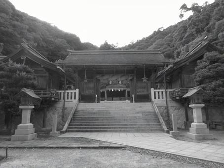 島根県-美保神社-神門 美保神社,神社,神門の写真素材