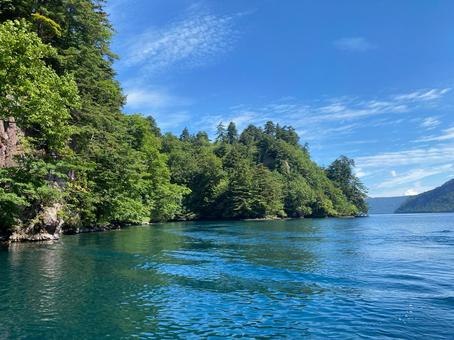 夏の十和田湖 夏の十和田湖の写真