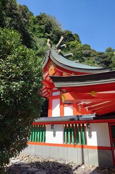 島根県-太鼓谷稲成神社-本殿・拝殿 島根県-太鼓谷稲成神社-本殿・拝殿 太鼓谷稲成神社,神社,本殿の写真素材