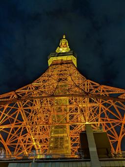 東京タワー ライトアップ 東京タワー ライトアップ ライトアップ,夜景スポット,東京の写真素材