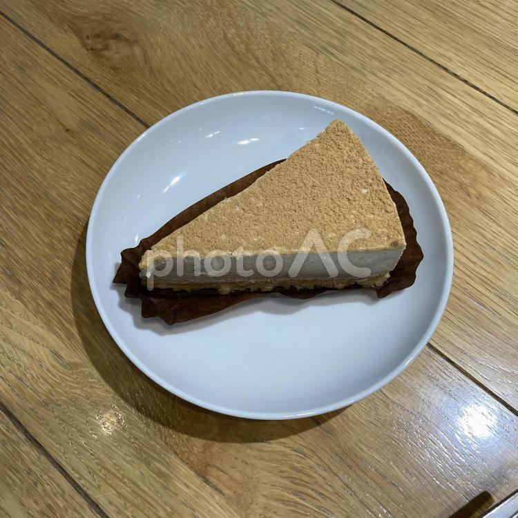 黒豆きなこケーキ、カフェ 黒豆,きなこ,ケーキの写真素材