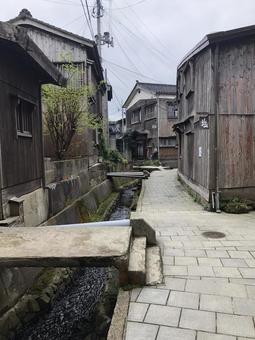 佐渡 宿根木 船大工の町 佐渡 宿根木 船大工の町 佐渡,宿根木,集落の写真素材