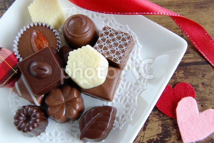 チョコレート　バレンタインのイメージ素材 バレンタイン,チョコレート,チョコの写真素材