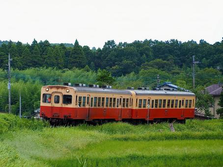 小湊鐵道 キハ200形 211 212 小湊鐵道 キハ200形 211 212 小湊鐵道,小湊鉄道,小湊の写真素材