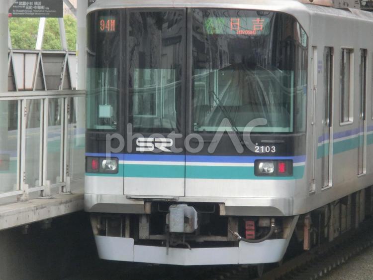 東急東横線・目黒線で見られる車両 東急,東急電鉄,東横線の写真素材