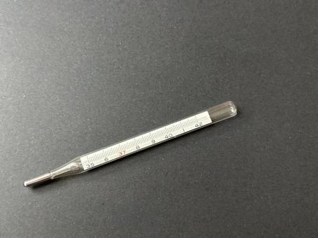 水銀の体温計 水銀の体温計の写真