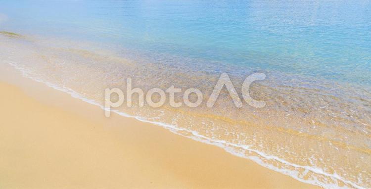 海と砂浜 海,ビーチ,波の写真素材