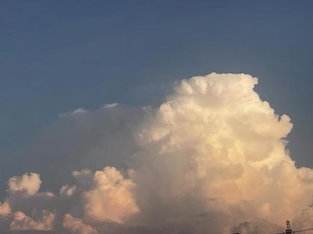 こんもり雲 こんもり雲の写真