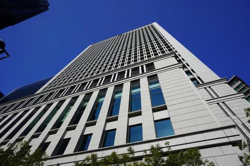 東京 東京駅周辺の高層ビル3 高層ビル,摩天楼,ビル群の写真素材