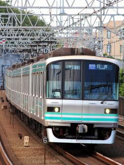 東京メトロ9000系カーブ 東京メトロ9000系カーブの写真