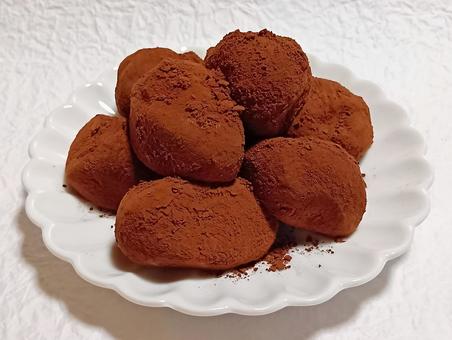 生チョコ大福 生チョコ大福,大福,生チョコの写真素材