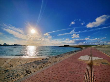 沖縄、夏の1枚 沖縄、夏の1枚 景色,夏,空の写真素材