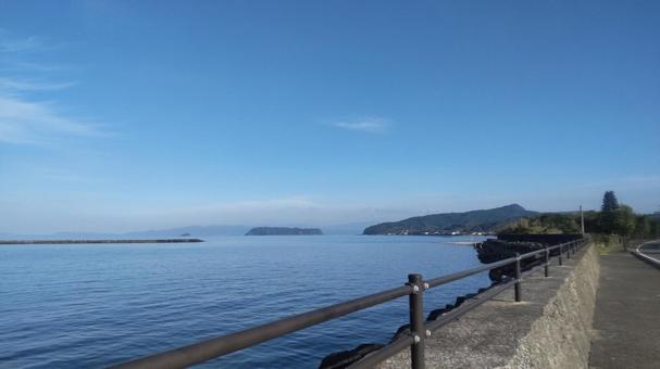 海が見える風景 海が見える風景 海,景色,風景の写真素材