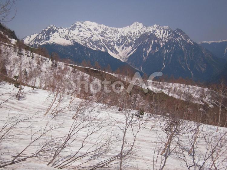 穂高岳 穂高岳,奥穂高岳,北アルプスの写真素材